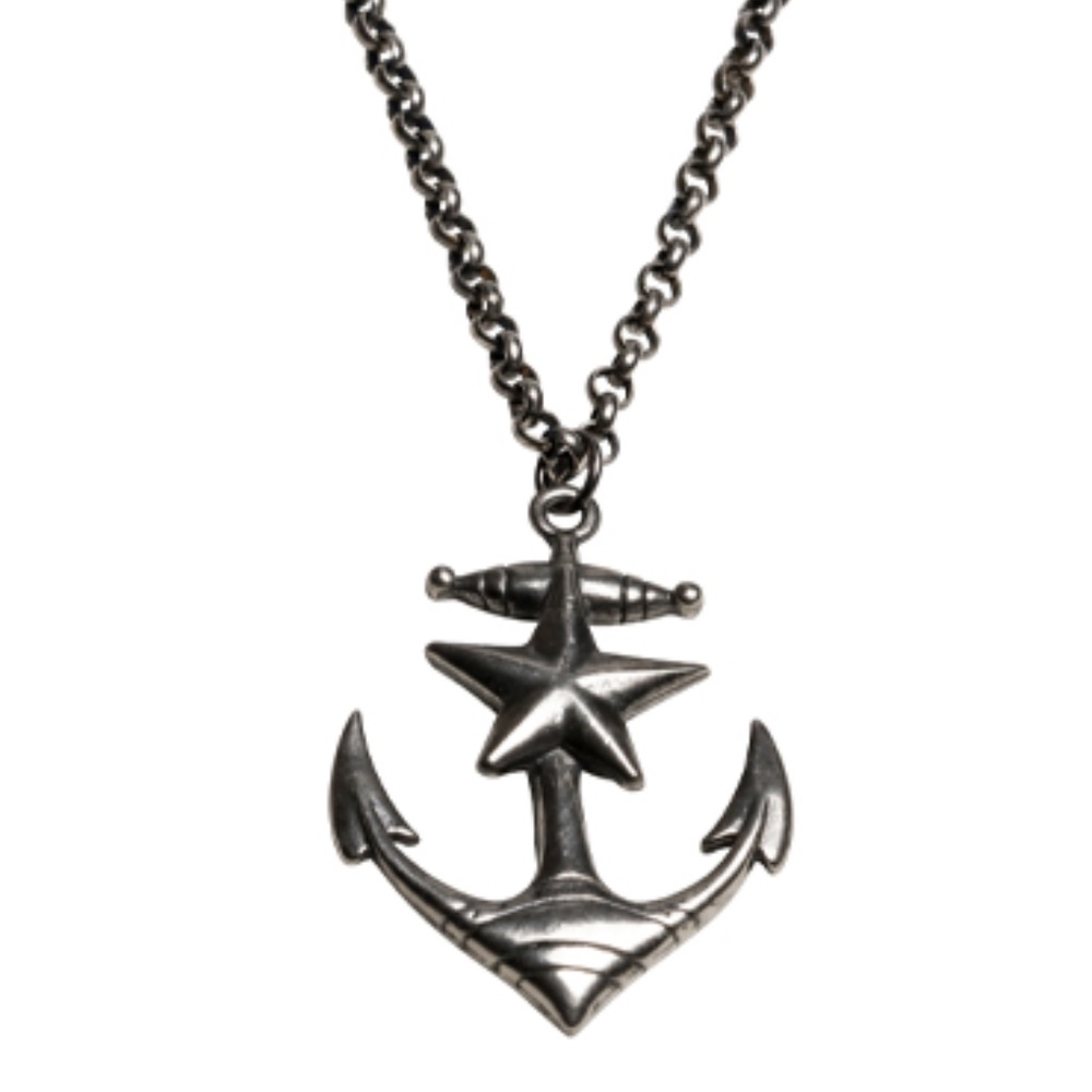 Anchors Away Necklace Sailor pinup rockabilly